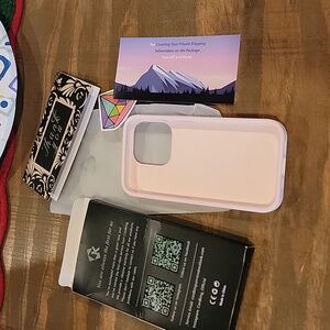 iPhone pro  6.1 pink phone case. brand new